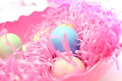 Happy Easter Pink Eggs